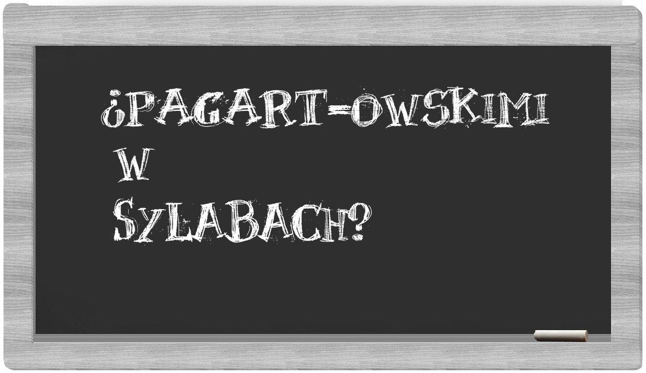 PAGART-owskimi in syllables